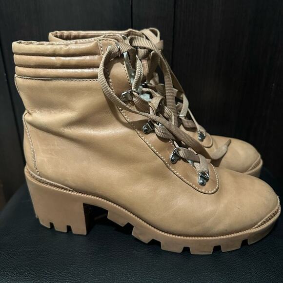 Aqua Glica leather combat boots size‎ 10B - Picture 2 of 7